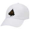 Adult Baseball Cap White 5-panel (POLYESTER, ADULT, UNISEX, ONE SIZE)