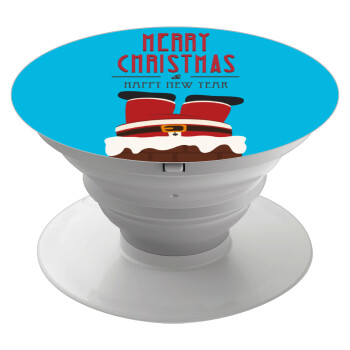 Merry christmas chimney, Phone Holders Stand  White Hand-held Mobile Phone Holder