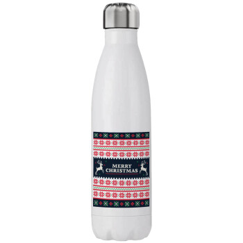Merry Christmas Vintage, Stainless steel, double-walled, 750ml