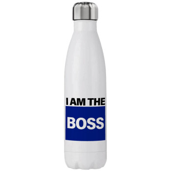 I am the Boss, Μεταλλικό παγούρι θερμός (Stainless steel), διπλού τοιχώματος, 750ml