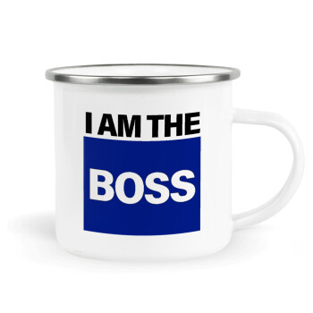 I am the Boss, Metallic enamel cup white 360ml