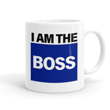 I am the Boss, Ceramic coffee mug, 330ml (1pcs)