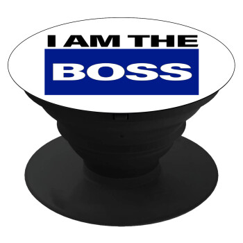 I am the Boss, Phone Holders Stand  Black Hand-held Mobile Phone Holder