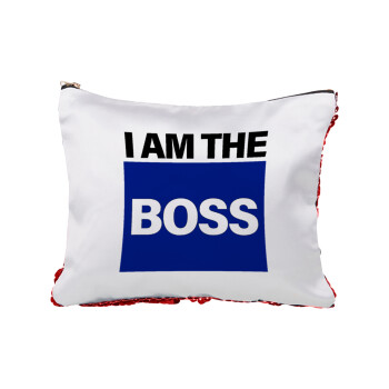 I am the Boss, Red sequin cosmetic bag