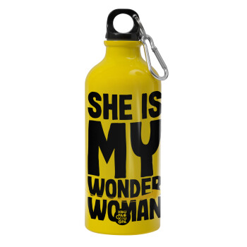 She is my wonder woman, Παγούρι νερού 600ml