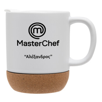 Master Chef, Ceramic coffee mug Cork (MAT), 330ml (1pcs)