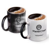 Color changing magic Mug, ceramic, 330ml when adding hot liquid inside, the black colour desappears (1 pcs)