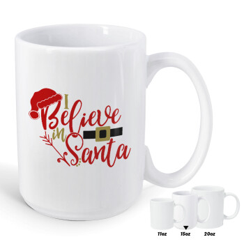 I believe in Santa, Κούπα Mega, κεραμική, 450ml