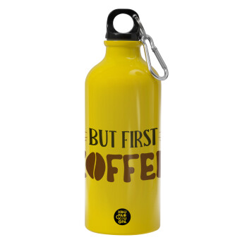 But first Coffee, Water bottle 600ml