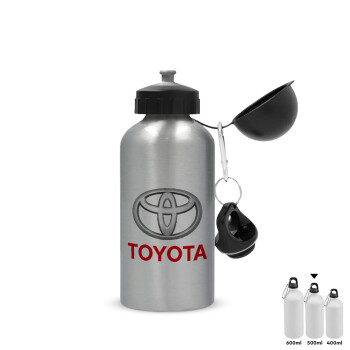 Toyota, Μεταλλικό παγούρι νερού, Ασημένιο, αλουμινίου 500ml