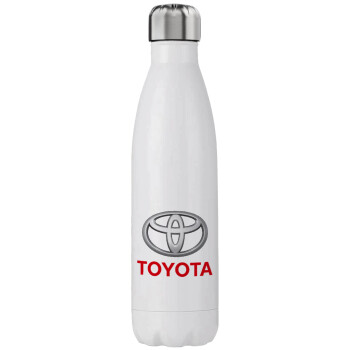 Toyota, Μεταλλικό παγούρι θερμός (Stainless steel), διπλού τοιχώματος, 750ml
