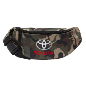 Toyota, Unisex waist bag (banana) in Jungle camouflage color with 2 pockets