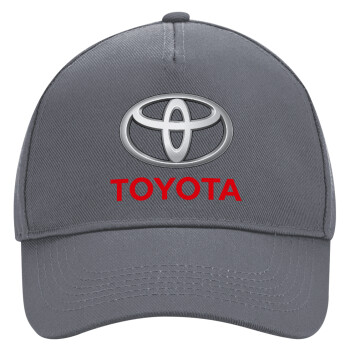 Toyota, Ultimate Adult Hat Grey, (100% COTTON DRILL, ADULT, UNISEX, ONE SIZE)