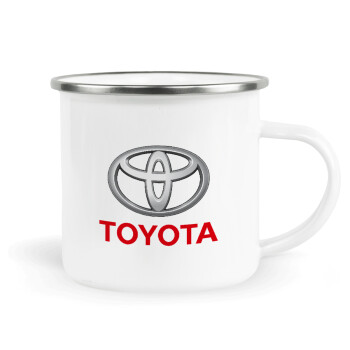 Toyota, Metallic enamel cup white 360ml