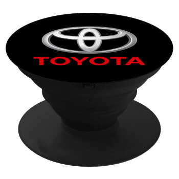 Toyota, Phone Holders Stand  Black Hand-held Mobile Phone Holder
