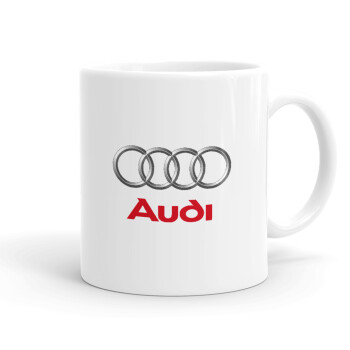 AUDI, Ceramic coffee mug, 330ml (1pcs)