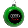 Green Christmas tree ornament bauble 8cm