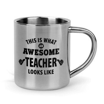 This is what an awesome teacher looks like hands!!! , Mug Stainless steel double wall 300ml
