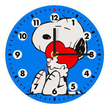 Snoopy, Wooden wall clock (20cm)