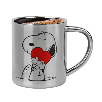 Snoopy, Double-wall metal cup for espresso (220ml)