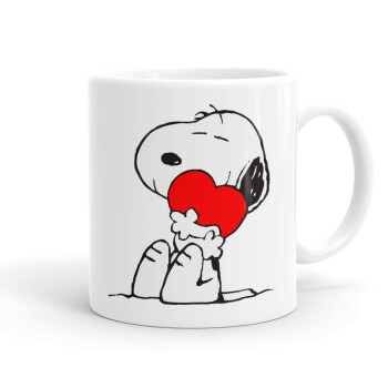 Snoopy, Ceramic coffee mug, 330ml (1pcs)