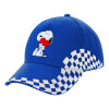 Adult Ultimate BLUE RACING Cap, (100% COTTON DRILL, ADULT, UNISEX, ONE SIZE)