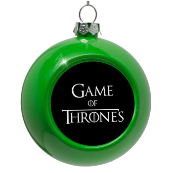 Game of Thrones, Green Christmas tree ornament bauble 8cm