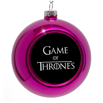 Game of Thrones, Purple Christmas tree ornament bauble 8cm