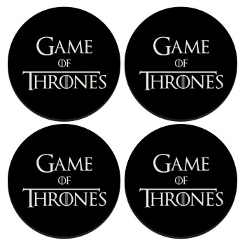 Game of Thrones, ΣΕΤ 4 Σουβέρ ξύλινα στρογγυλά (9cm)