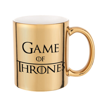 Game of Thrones, Mug ceramic, gold mirror, 330ml