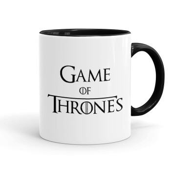 Game of Thrones, Mug colored black, ceramic, 330ml