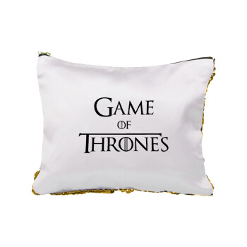 Game of Thrones, Sequin Gold Pouch Cosmetic Bag