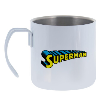 Superman vintage, Mug Stainless steel double wall 400ml