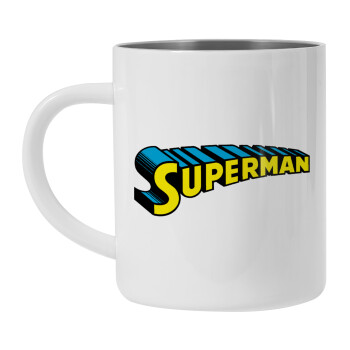 Superman vintage, Mug Stainless steel double wall 300ml