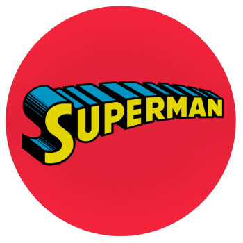 Superman vintage, Mousepad Στρογγυλό 20cm