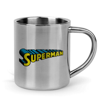 Superman vintage, Mug Stainless steel double wall 300ml