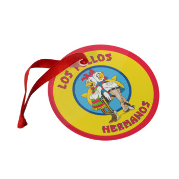 Los Pollos Hermanos, Christmas ornament glass 9cm