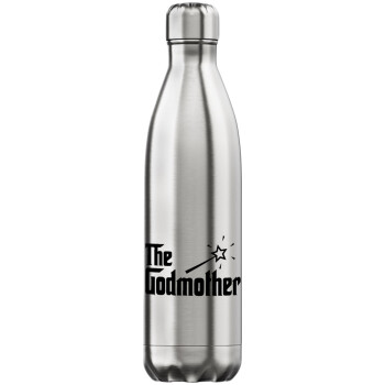 The Godmather, Inox (Stainless steel) hot metal mug, double wall, 750ml