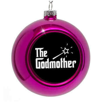 The Godmather, Στολίδι Χριστουγεννιάτικη μπάλα δένδρου Μωβ 8cm