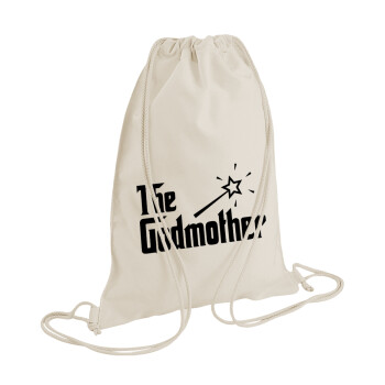 The Godmather, Backpack bag GYMBAG natural (28x40cm)