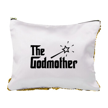 The Godmather, Sequin Gold Pouch Cosmetic Bag