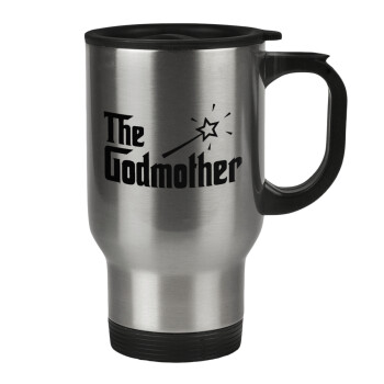 The Godmather, Stainless steel travel mug with lid, double wall 450ml