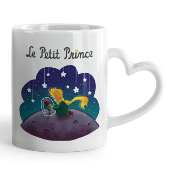 Little prince, Mug heart handle, ceramic, 330ml