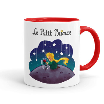 Little prince, Mug colored red, ceramic, 330ml