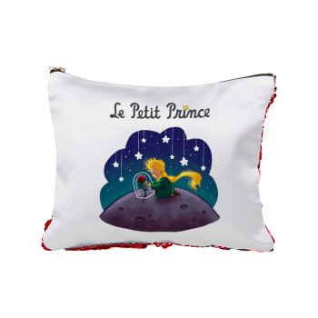 Little prince, Red sequin cosmetic bag