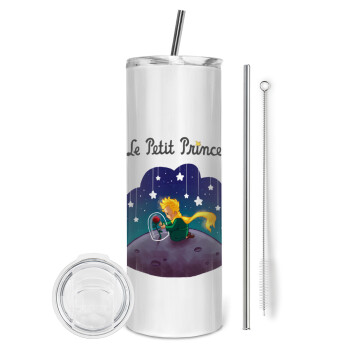 Little prince, Tumbler stainless steel 600ml, with metal straw & cleaning brush