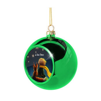 Little prince, Green Christmas tree ornament ball 8cm