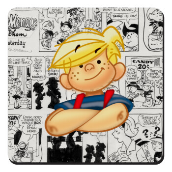 Dennis the Menace, Τετράγωνο μαγνητάκι ξύλινο 9x9cm