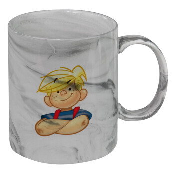 Dennis the Menace, Mug ceramic marble style, 330ml