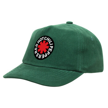 Red Hot Chili Peppers, Children's Baseball Cap, 100% Cotton Drill, GREEN (COTTON, CHILDREN'S, ONE SIZE)